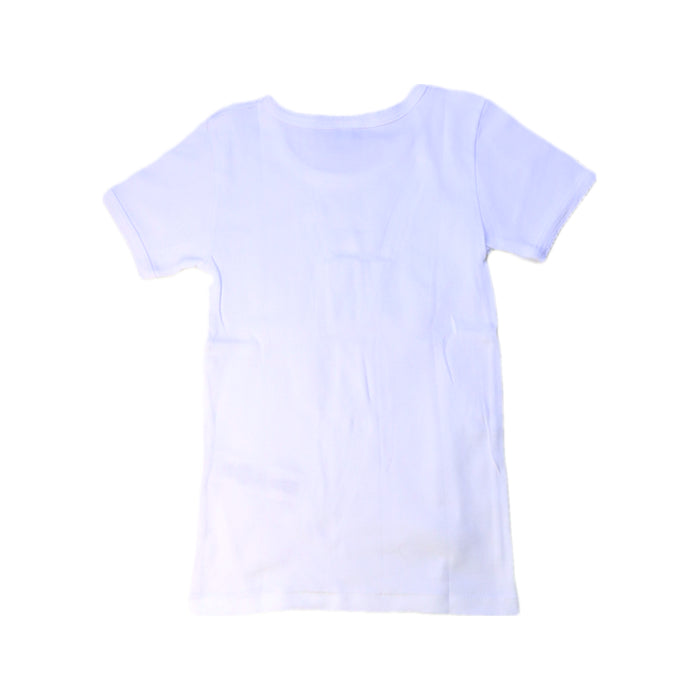 A White Short Sleeve T Shirts from Petit Bateau in size 8Y for boy. (Back View)