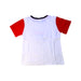A Red Short Sleeve T Shirts from Petit Bateau in size 3T for boy. (Back View)