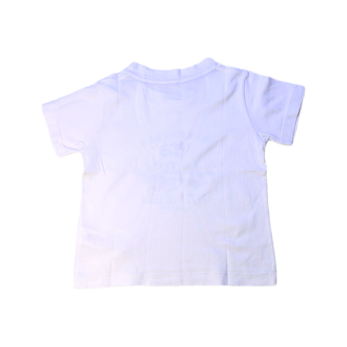 A White Short Sleeve T Shirts from Petit Bateau in size 3T for boy. (Back View)