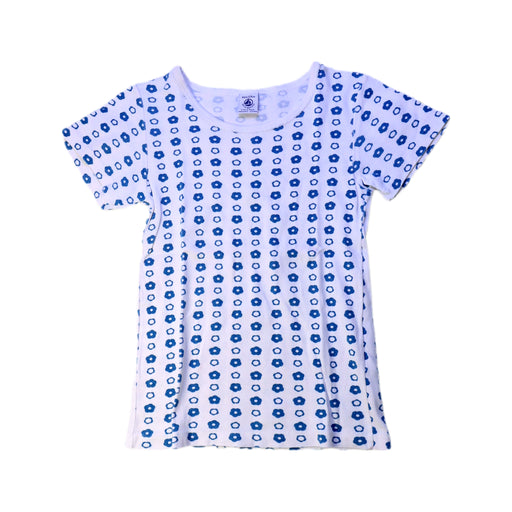 A White Short Sleeve T Shirts from Petit Bateau in size 8Y for girl. (Front View)
