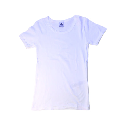 A White Short Sleeve T Shirts from Petit Bateau in size 8Y for neutral. (Front View)