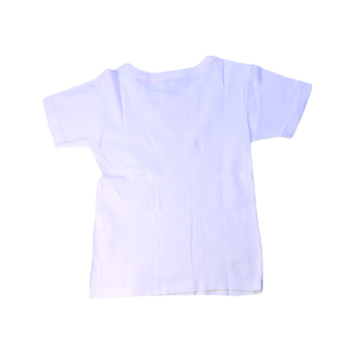 A White Short Sleeve T Shirts from Petit Bateau in size 4T for neutral. (Back View)