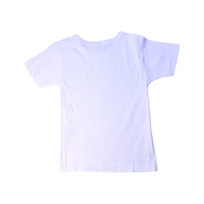 A White Short Sleeve T Shirts from Petit Bateau in size 4T for neutral. (Back View)