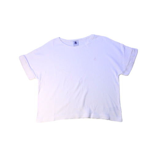 A White Short Sleeve T Shirts from Petit Bateau in size 6T for neutral. (Front View)