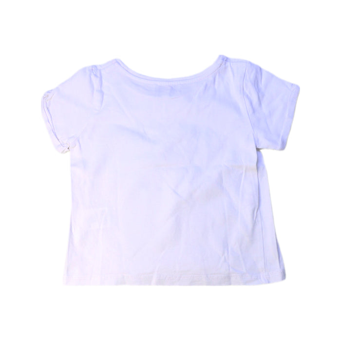 A White Short Sleeve Tops from Cyrillus in size 4T for girl. (Back View)