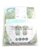 A Green Sleepsacs from ErgoPouch in size 3-6M for neutral. (Back View)