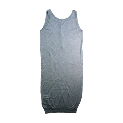 A Grey Sleeveless Dresses from Excuse My French in size 8Y for girl. (Front View)
