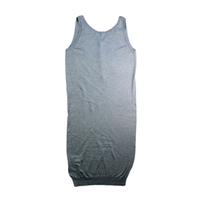 A Grey Sleeveless Dresses from Excuse My French in size 8Y for girl. (Front View)