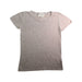 A Beige Short Sleeve Tops from Excuse My French in size 10Y for girl. (Front View)