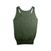 A Green Sleeveless Tops from Excuse My French in size 10Y for girl. (Back View)
