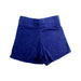 A Blue Shorts from Excuse My French in size 6T for girl. (Back View)