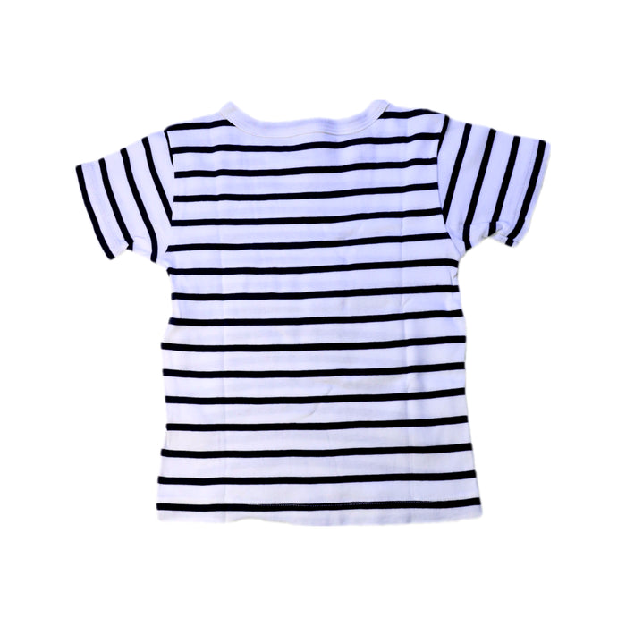 A Black Short Sleeve T Shirts from Petit Bateau in size 4T for neutral. (Back View)