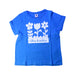 A Blue Short Sleeve T Shirts from Petit Bateau in size 8Y for girl. (Front View)