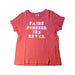 A Orange Short Sleeve T Shirts from Petit Bateau in size 8Y for girl. (Front View)
