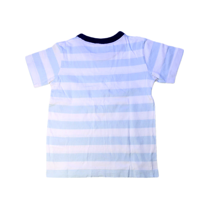 A White Short Sleeve T Shirts from Petit Bateau in size 5T for neutral. (Back View)