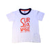 A White Short Sleeve T Shirts from Petit Bateau in size 4T for boy. (Front View)