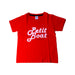 A Red Short Sleeve T Shirts from Petit Bateau in size 5T for neutral. (Front View)