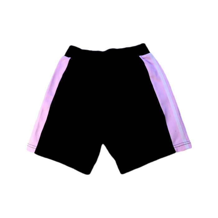 A Black Shorts from Adidas in size 7Y for girl. (Back View)