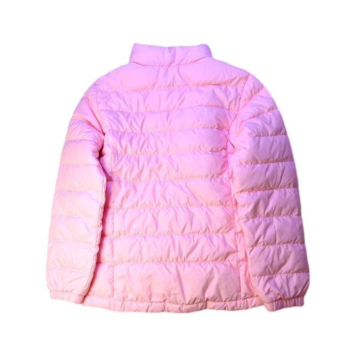 A Pink Puffer/Quilted Jackets from Fila in size 11Y for girl. (Back View)