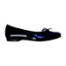 A Navy Flats from Jacadi in size 9Y for girl. (Front View)