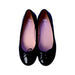 A Navy Flats from Jacadi in size 9Y for girl. (Back View)