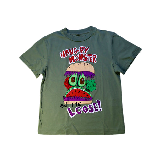 A Green Short Sleeve T Shirts from Stella McCartney in size 6T for girl. (Front View)