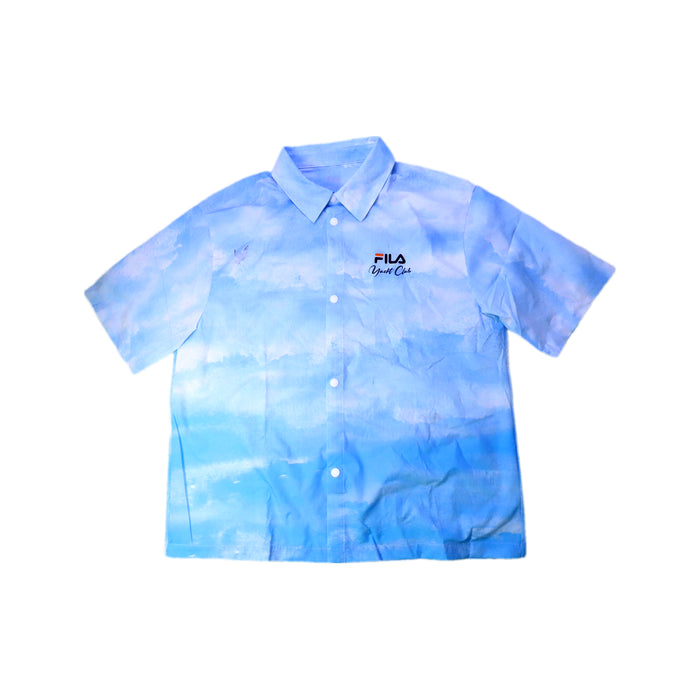 A Blue Short Sleeve Shirts from Fila in size 14Y for boy. (Front View)
