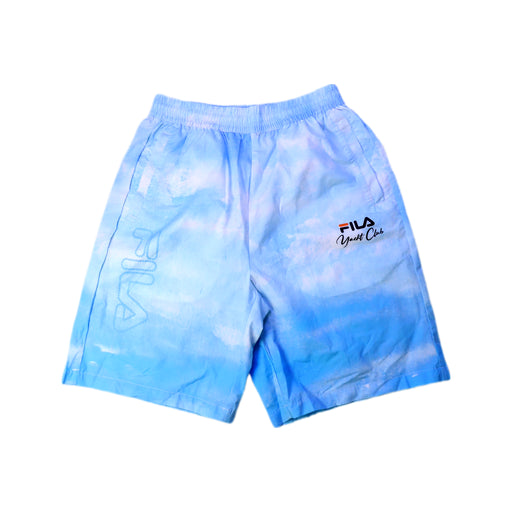 A Blue Shorts from Fila in size 12Y for boy. (Front View)