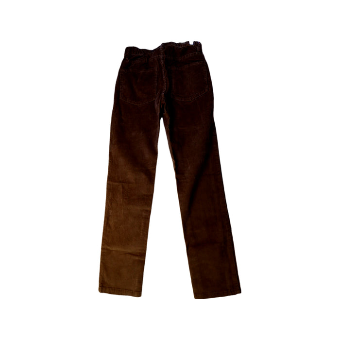 A Brown Casual Pants from Jacadi in size 12Y for boy. (Back View)