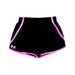 A Black Active Shorts from Under Armour in size 6T for girl. (Front View)