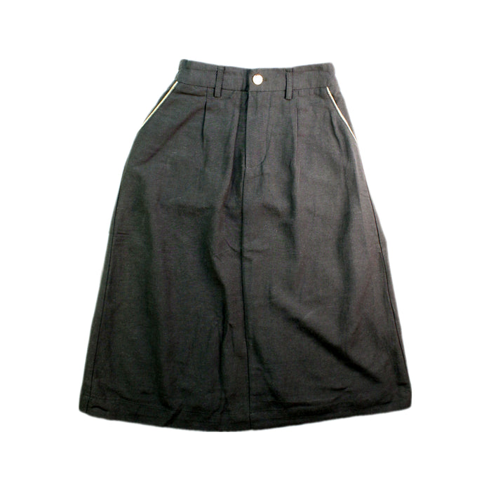 A Black Long Skirts from Excuse My French in size 6T for girl. (Front View)