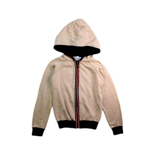 A Beige Hooded Sweatshirts from Jacadi in size 4T for boy. (Front View)