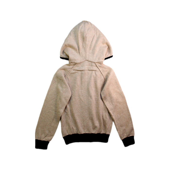 A Beige Hooded Sweatshirts from Jacadi in size 4T for boy. (Back View)