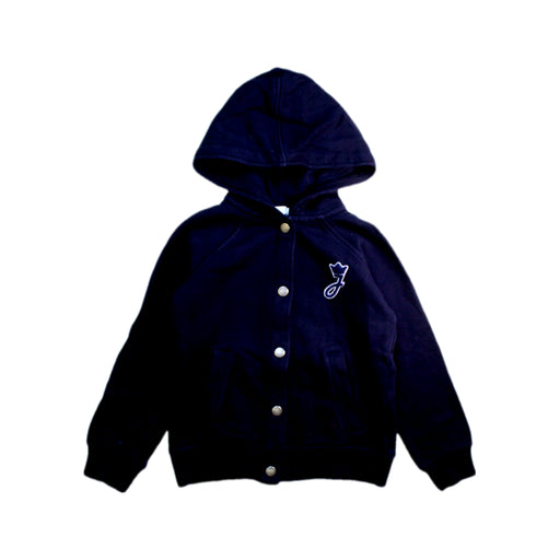 A Navy Buttoned Sweatshirts from Jacadi in size 6T for boy. (Front View)