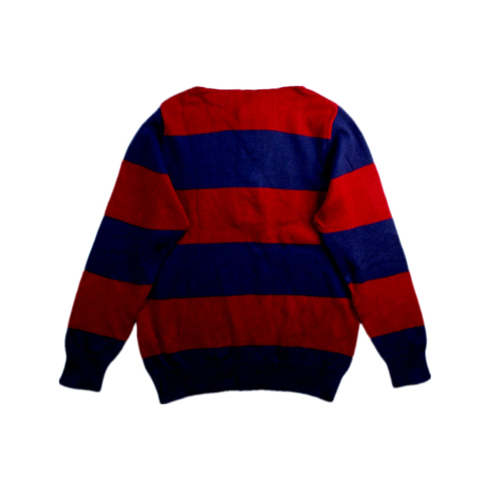 A Red Long Sleeve Polos from Jacadi in size 6T for boy. (Back View)