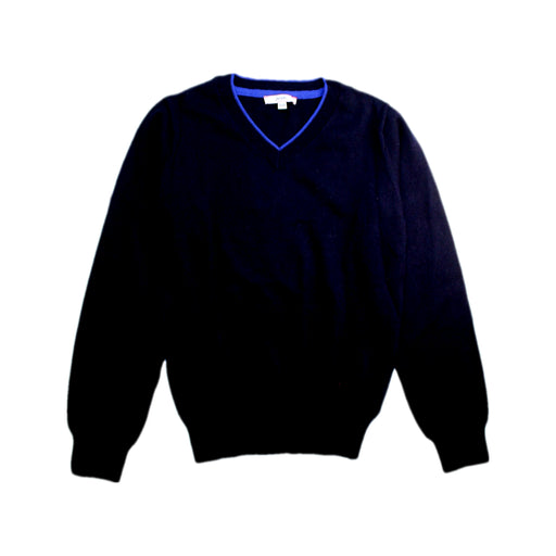 A Navy Knit Sweaters from Jacadi in size 10Y for boy. (Front View)