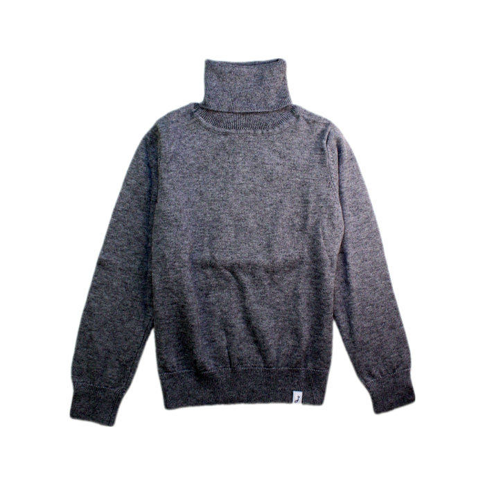 A Grey Knit Sweaters from Jacadi in size 6T for boy. (Front View)