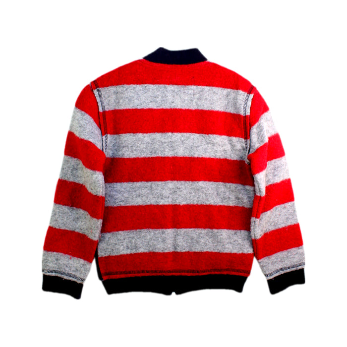 A Navy Zippered Sweatshirts from Aston Martin in size 6T for boy. (Back View)