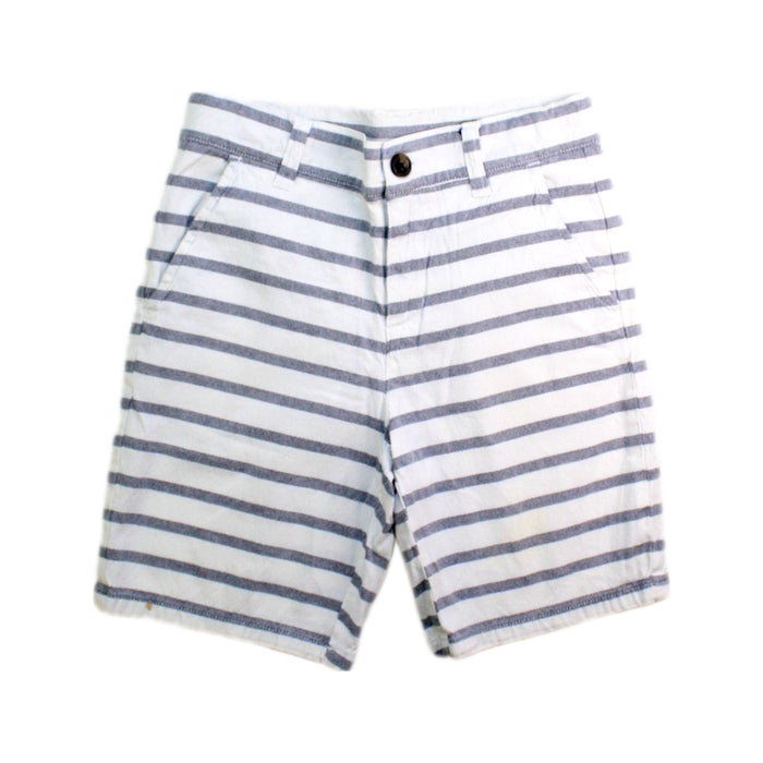 A White Shorts from Janie & Jack in size 7Y for boy. (Front View)