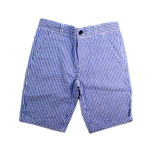 A Blue Shorts from Jacadi in size 6T for boy. (Front View)