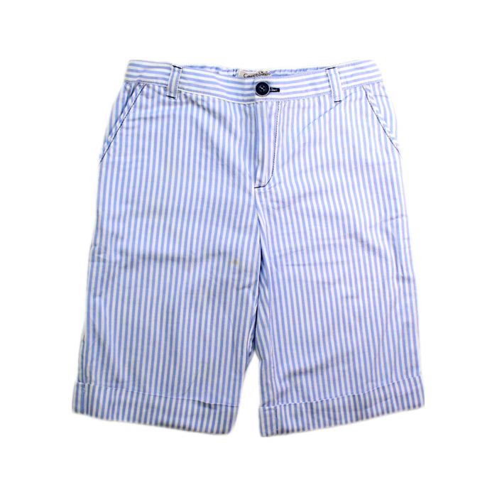 A Blue Shorts from Coccobirillo in size 4T for boy. (Front View)