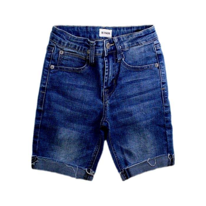 A Blue Shorts from Hudson in size 6T for boy. (Front View)