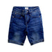 A Blue Shorts from Hudson in size 6T for boy. (Front View)