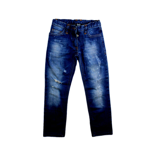 A Blue Jeans from Dolce & Gabbana in size 5T for neutral. (Front View)