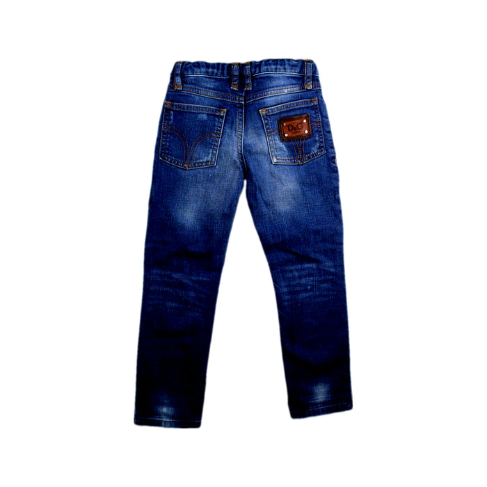 A Blue Jeans from Dolce & Gabbana in size 5T for neutral. (Back View)
