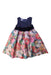 A Multicolour Sleeveless Dresses from Bonnie Jean in size 6T for girl. (Front View)