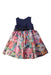 A Multicolour Sleeveless Dresses from Bonnie Jean in size 6T for girl. (Back View)