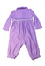 A Blue Long Sleeve Rompers from Ralph Lauren in size 6-12M for girl. (Back View)