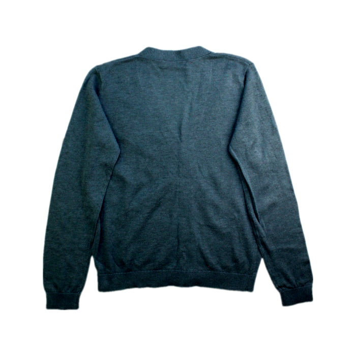 A Blue Cardigans from Bonpoint in size 8Y for boy. (Back View)