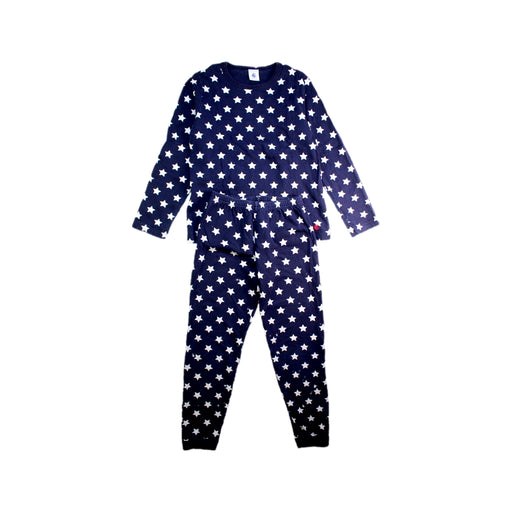 A Navy Pyjama Sets from Petit Bateau in size 8Y for neutral. (Front View)